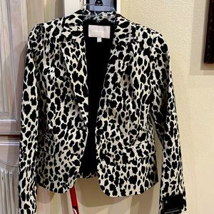Banana Republic cheetah print blazer